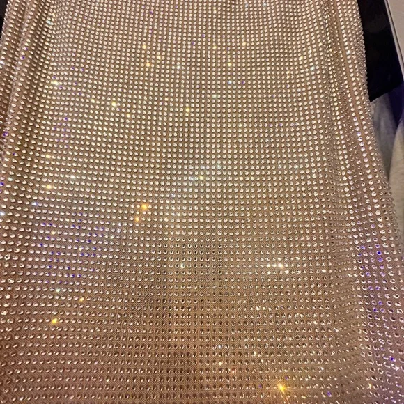 Meshki Jasmyn Hot Fix Dress in Nude, new - Picture 12 of 15